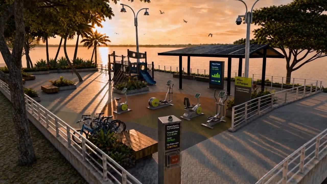 Recorrido conceptual del parque Pilas al Parque